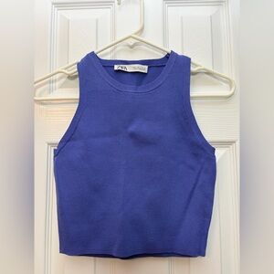 Zara Women's Vibrant Blue Tank Top